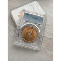 20$ США 1893 Liberty PCGS MS60!