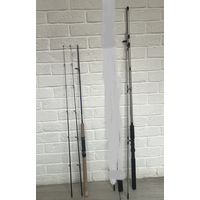 3 спиннинга + удочка