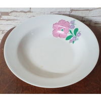 Тарелка СССР. Добрушский фарфоровый завод (Добруш). 1978-1991 гг.