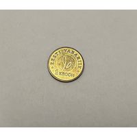 1 крона 2008 с рубля