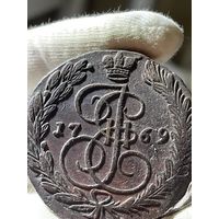 5 копеек 1769 ЕМ без МЦ.Кладовая.Состояние!