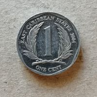 Восточные Карибы, 1 цент 2004 г., ю