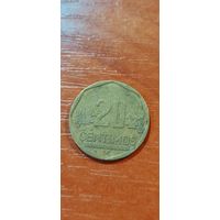 Перу 20 сентимос 2019