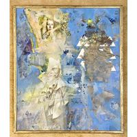 Зинкевич В.Л. Заслуженный художник."Страницы сопотского дневника". В каталоге зеркальная работа художника "Сопотский дневник". Холст, акрил. Размер 100х90 см.