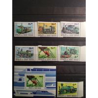 Гвинея-Биссау 1984 г. Локомотивы.