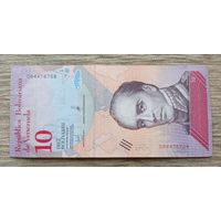 Werty71 Венесуэла 10 боливаров 2018 UNC банкнота