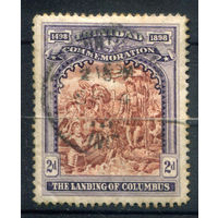 Британские колонии - Тринидад - 1898г. - 400 лет открытия Тринидад Колумбом - 1 марка - полная серия, гашёная [Mi 47]. #4-B5-124-A-1