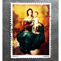 Марка Великобритания 1967 год Рождество