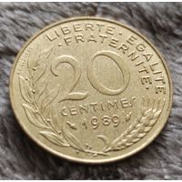 20 сантимов 1989 Франция