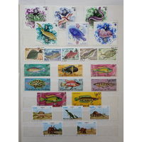 Марки. Флора. Фауна. Сборный лот.