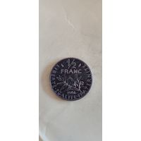 Франция 1/2 франк 1986