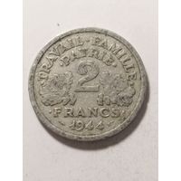 Франция 2 франка 1944