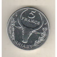 Мадагаскар 5 франк 1984