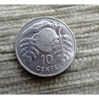 Werty71 Кирибати 10 центов 1979 Плод хлебного дерева