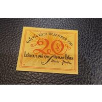 Нотгельд. 20 пфенниг 1921