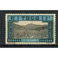 Французские колонии - Того - 1925 - Хлопок 2C. Portomarken - [Mi.9p] - 1 марка. MH.  (Лот 43Jw)-T9P1