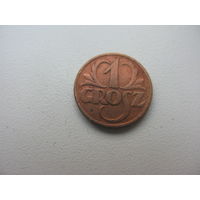 Польша 1 грош 1932