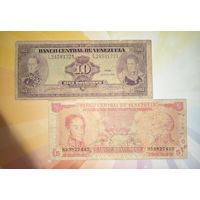 Венесуэла 5 и 10 боливар 1989и1990гг.