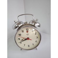 Будильник редкий с центральной секундной стрелкой, состояние