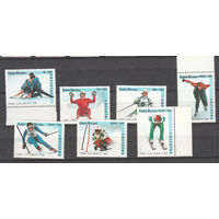 Спорт. Олимпийские игры. Гвинея-Бисау. 1988. 7 марок. Michel N 927-933 (13,0 е).