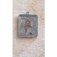 Икона Господь Вседержитель,  серебро 84.