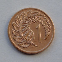 Новая Зеландия 1 цент. 1967 г.