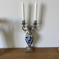 Каминный канделябр-амфора на 2 свечи. Италия. Арт 3350
