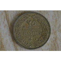 Ливан 25 пиастров 1972 с 1 руб