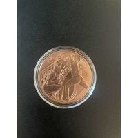 Франция 1/4 евро Олимпиада - 2024 в Париже 2024г.в. Фехтование UNC в капсуле