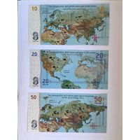 Земля Королевы Мод (Антарктида) - набор банкнот