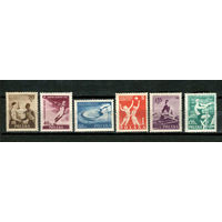 Польша - 1955 - 11 Международные спортивные игры молодежи - (незначительные помятости и пятна на клее) - [Mi. 934A-939A] - полная серия - 6 марок. MNH.  (Лот 59HV)-TG3P25