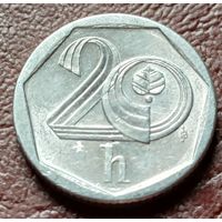 Чехия 20 геллеров, 1998    ( 1-2-3 )