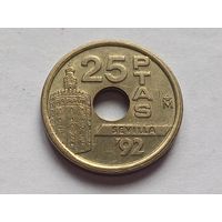 Испания 25 песет 1992 г. Севилья.