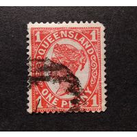 Великобритания\314с\ Квинсленд 1897 Королева  зуб.12.5х13 Sc.113