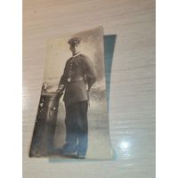 Военнослужащий с кортиком в униформе Германской Империи, времён ПВМ, размер 12*6.5 см.