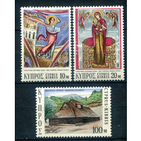Кипр - 1973г. - Рождество - 3 марки - полная серия, MNH [Mi 402-404]. #4-B6-Z-1-27