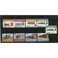 Сент -Винсент и Гренадины. Юнион. Паровозы. Для подборки