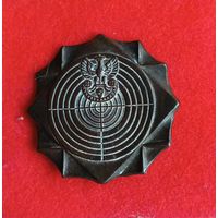 Знак польского Стрелкового общества за отличную стрельбу. Межвоенная Польша.
