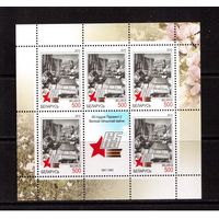 Беларусь-2010,(Мих.804) **  , Война, 65-лет Победы, м/л