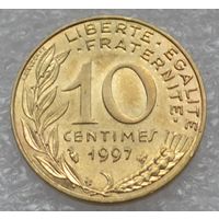 Франция, 10 сантимов 1997 г.