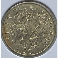 Ватикан 20 лир 1989 г. В холдере