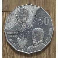 Монета Австралии 50 Центов 1998 г.