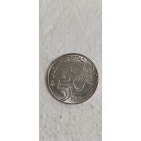 Аргентина 5 песос 2017