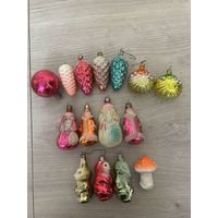 Лот ёлочных игрушек С РУБЛЯ.