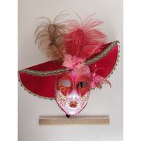 Венецианская маска натуральная