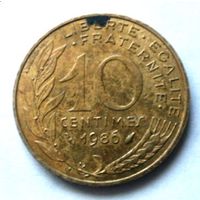 10 сантимов 1986 Франция