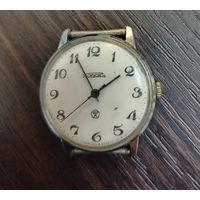 Винтажные наручные часы ракета сделано в СССР знак качества на циферблате . работоспособность неизвестна .