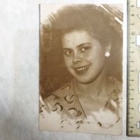 Фотография. Девушка. Ретро СССР. Винтаж. 1950-е.
