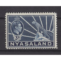 1938 Ньясаленд /NYASALAND** 3d Леопард, Георг VI