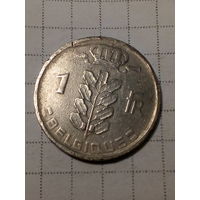 1 франк Бельгия 1951 год
